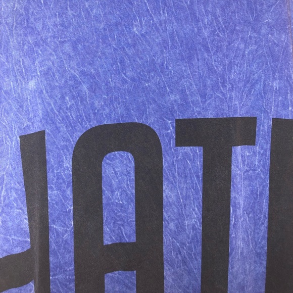 Love-Hate blue muscle tank - Picture 5 of 5